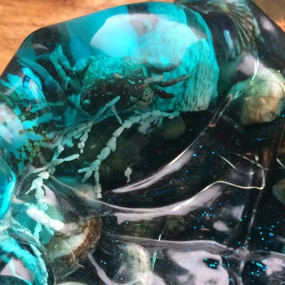 Handmade ocean floor hands light - Picture 5 of 6